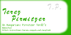 terez pirnitzer business card